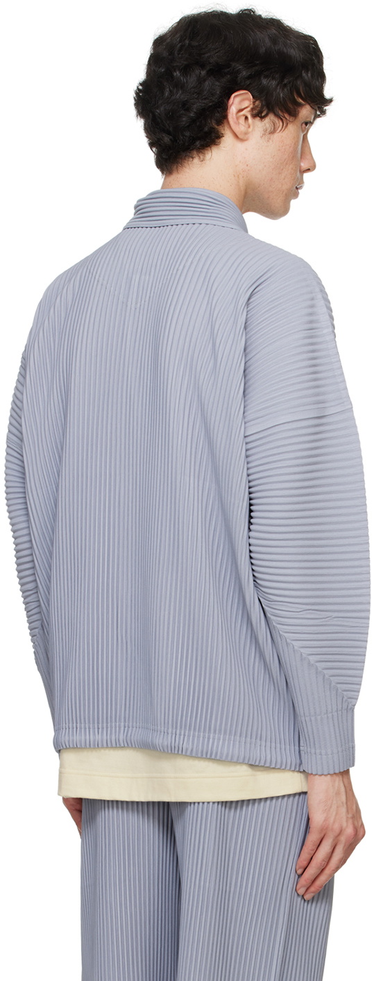HOMME PLISSÉ ISSEY MIYAKE Gray Monthly Color August Jacket Homme