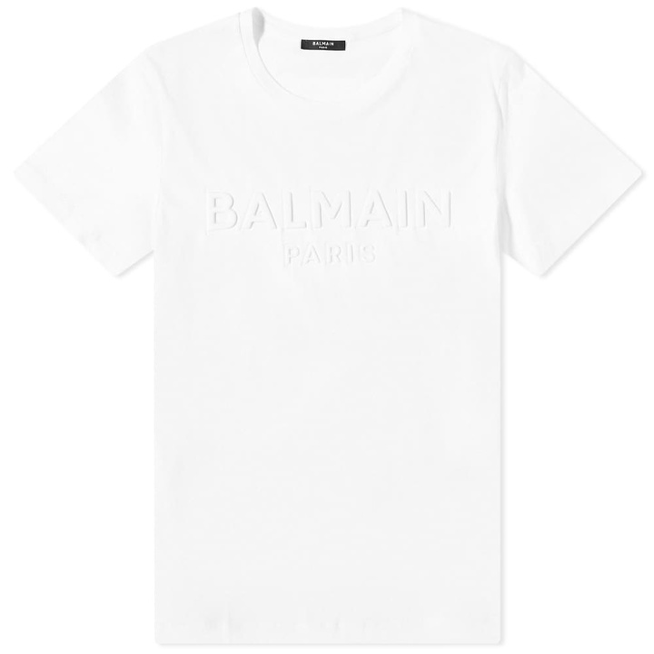 Photo: Balmain Paris Embossed Tee