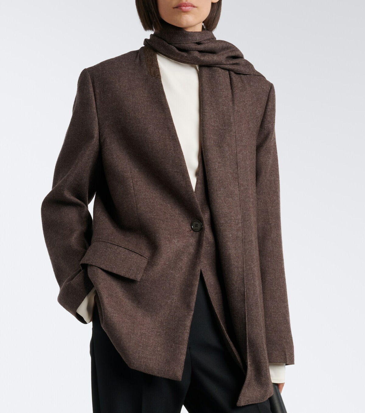 Toteme Tie-neck blazer