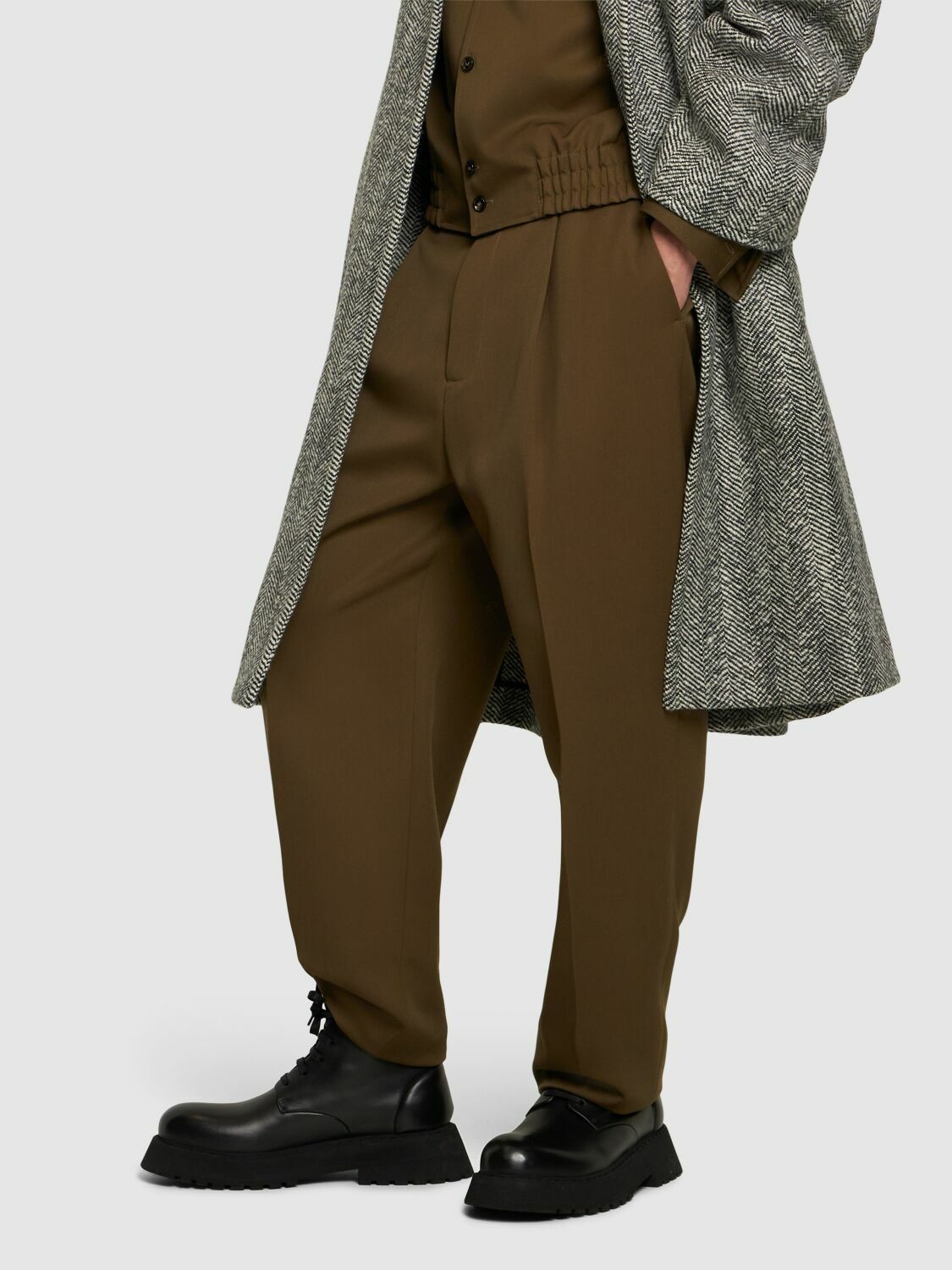 MARSELL Micarro Leather Lace-up Boots Marsèll