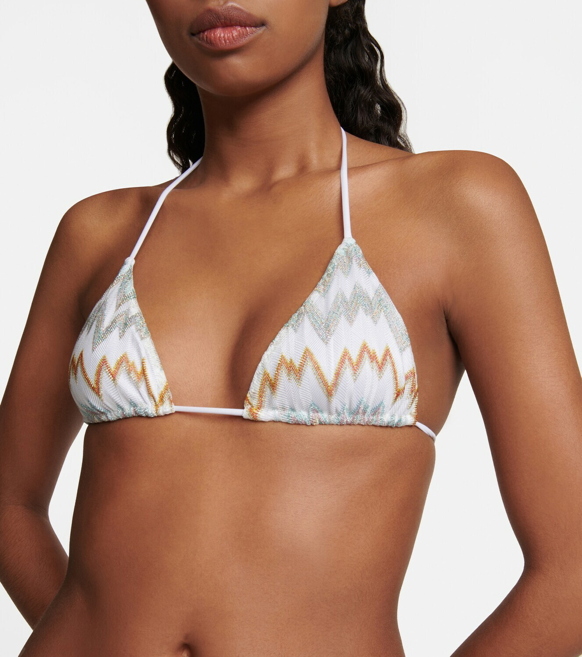 【Missoni Mare】ジグザグニットトライアングルビキニ Missoni Mare Zig-zag metallic knit bikini Missoni Mare