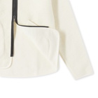 Universal Works Men's Zip Liner Jacket in Winter White