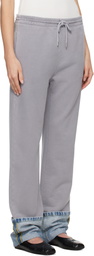 Moschino Jeans Gray Cotton Fleece Lounge Pants