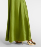Veronica Beard Izaren silk-blend satin gown