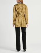 Alberta Ferretti Womens Overcoat & Trench Coat Khaki