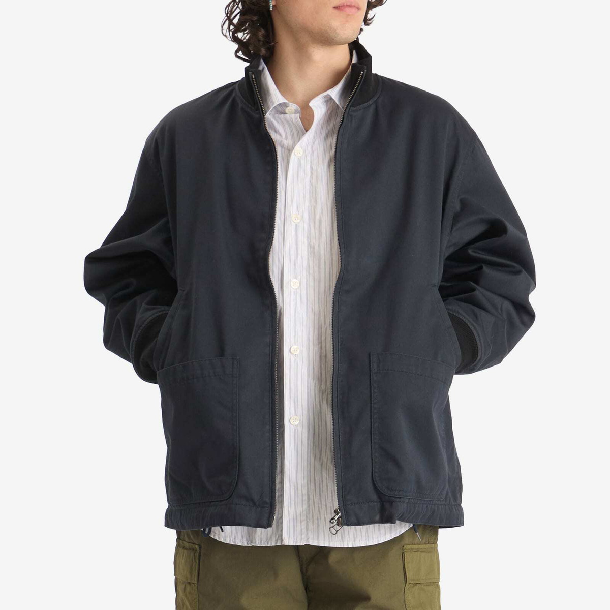 Nanamica Men's Windstopper Chino Deck Jacket in Navy Nanamica