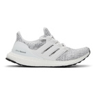 adidas Originals White and Grey UltraBOOST Sneakers