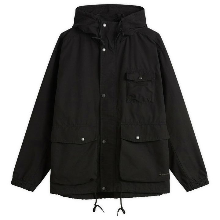 Photo: Snow Peak Men's Light Dobby Cloth Parka Jacket in Black