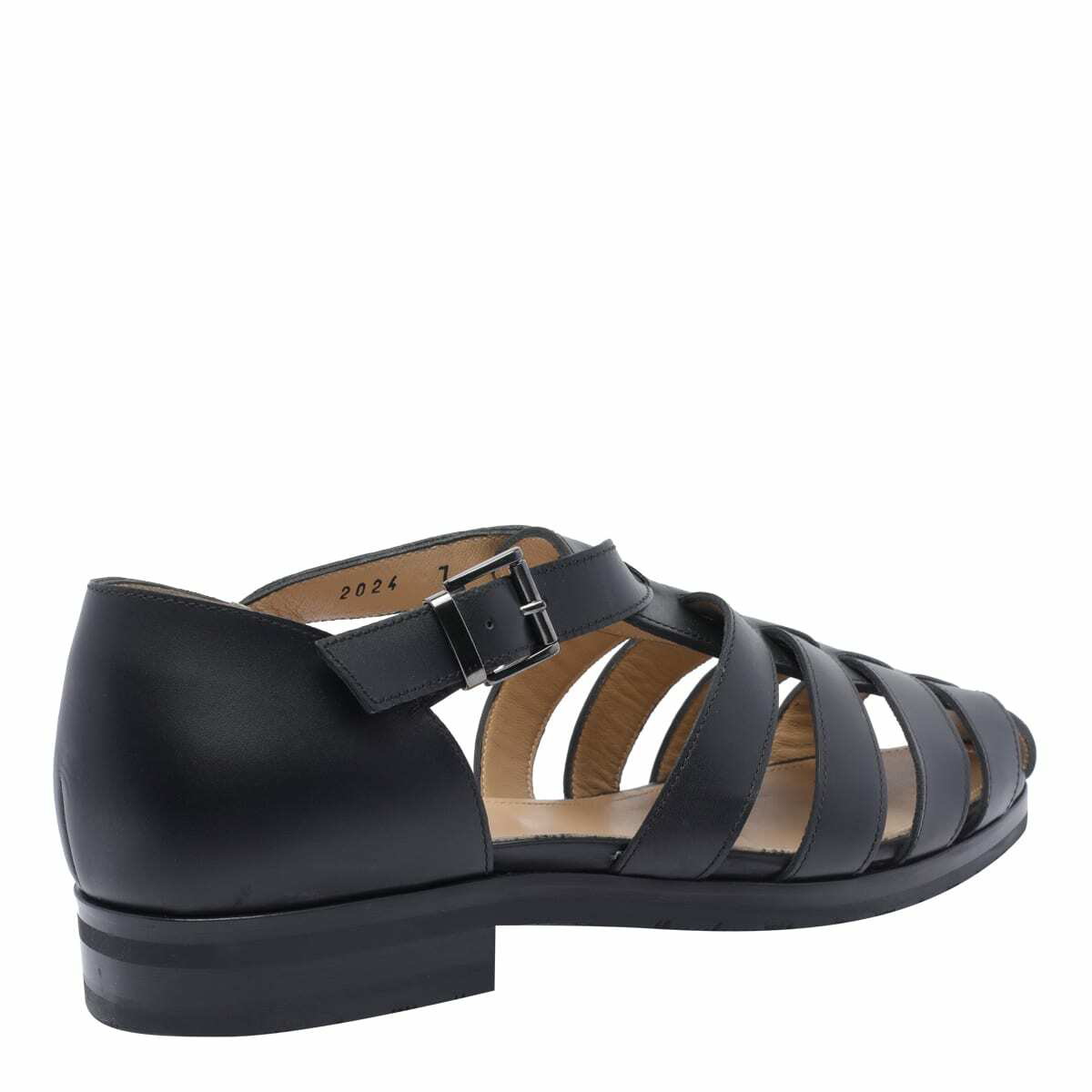サンダル Paraboot FERRET SANDALS Paraboot Ferret Crossover Sandal in Black