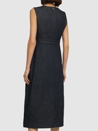 'S MAX MARA Lucilla Denim Sleeveless Midi Dress