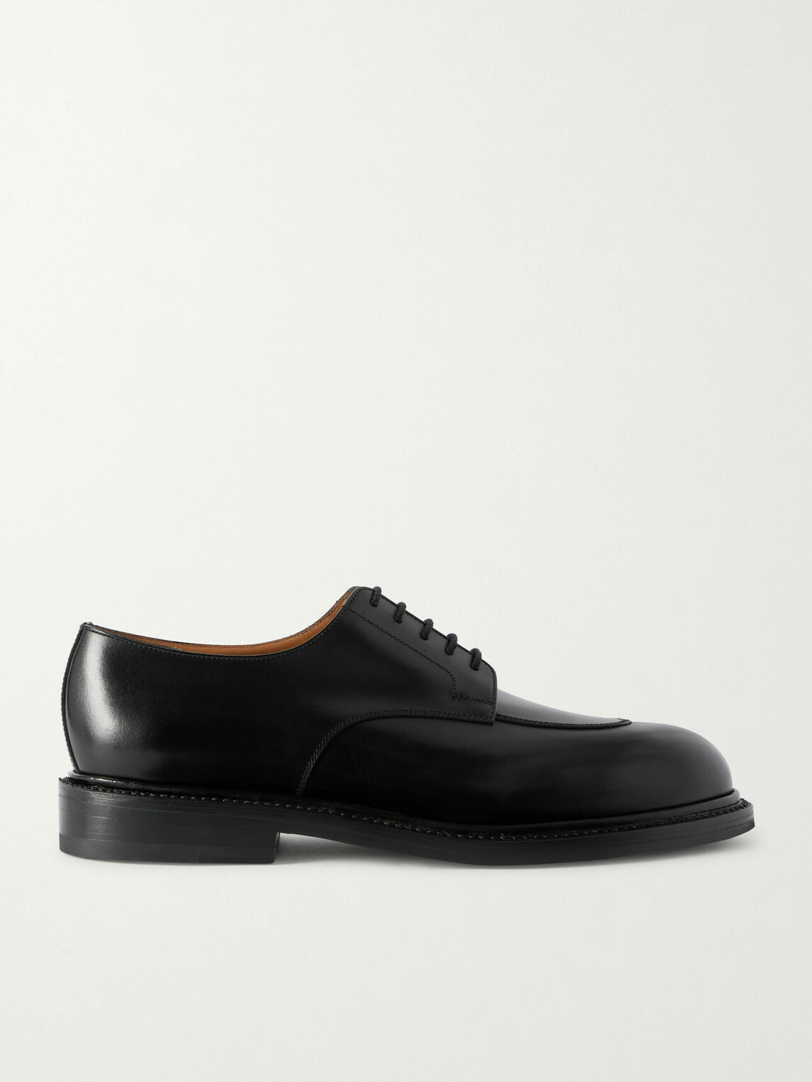 J.M. Weston - Leather Derby Shoes - Black