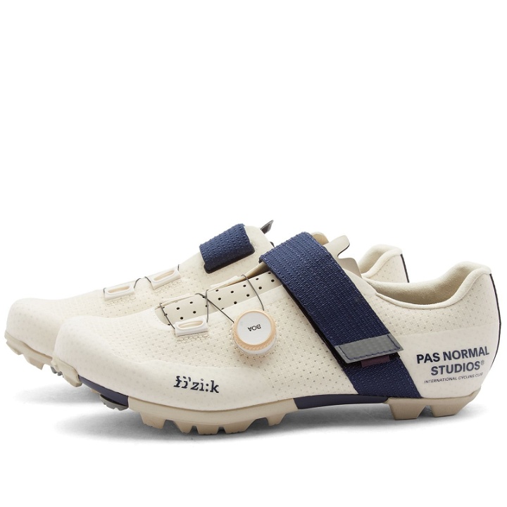 Photo: Pas Normal Studios Men's x Fizik Vento Ferox Carbon Shoe in Off-White