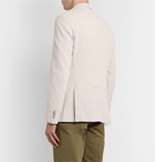 Hugo Boss - Hanwrey Slim-Fit Unstructured Cotton-Hopsack Blazer - Neutrals