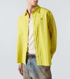 Acne Studios Checked cotton shirt