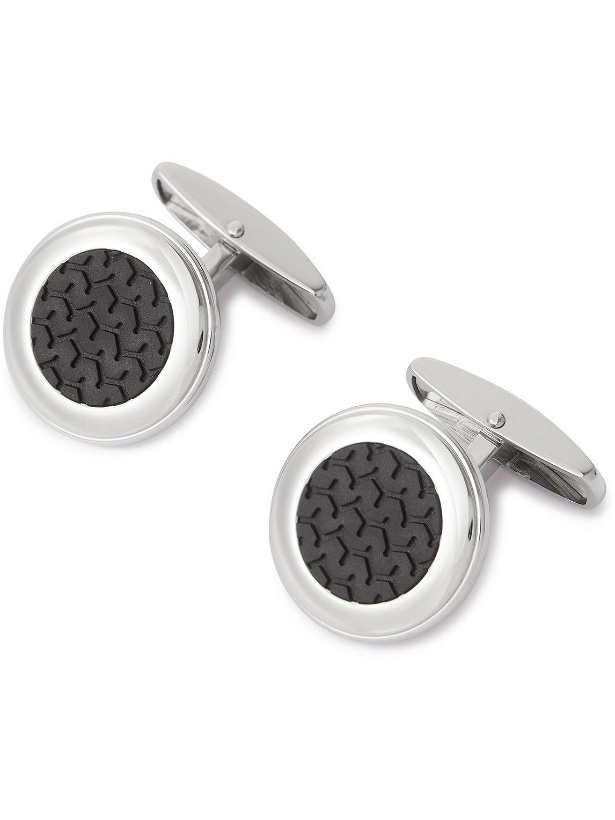 Photo: Chopard - Mille Miglia Stainless Steel and Rubber Cufflinks
