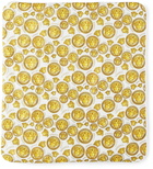 Versace Baby White & Gold Medusa Amplified Blanket