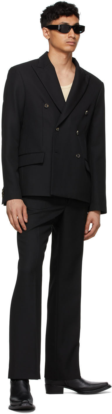 Second/Layer Black Pico Blazer