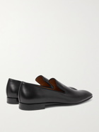 CHRISTIAN LOUBOUTIN - Dandelion Leather Loafers - Black - EU 40
