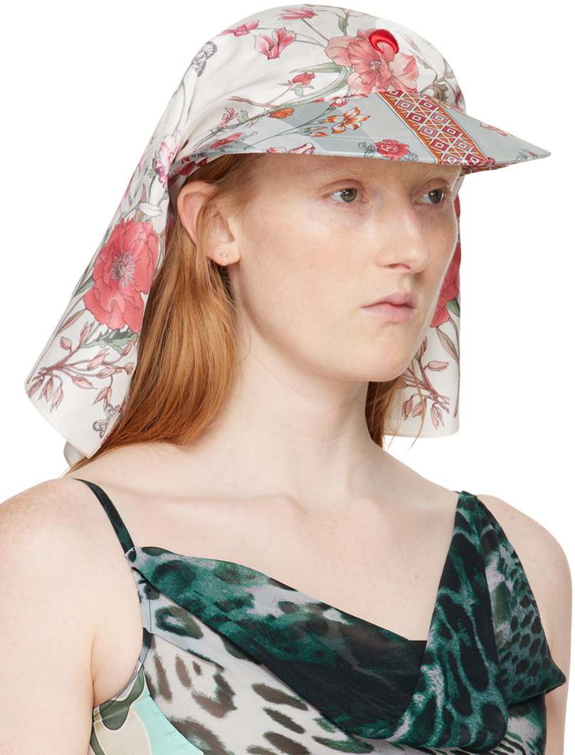 帽子 MARINE SERRE Regenerated CAP MARINE SERRE Marine Serre マリーン セル ベースボールキャップ