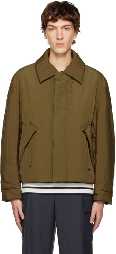 Photo: Solid Homme Khaki Quilted Jacket