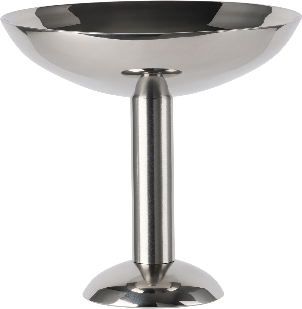 Louise Roe Silver Tall Metal Champagne Coupe