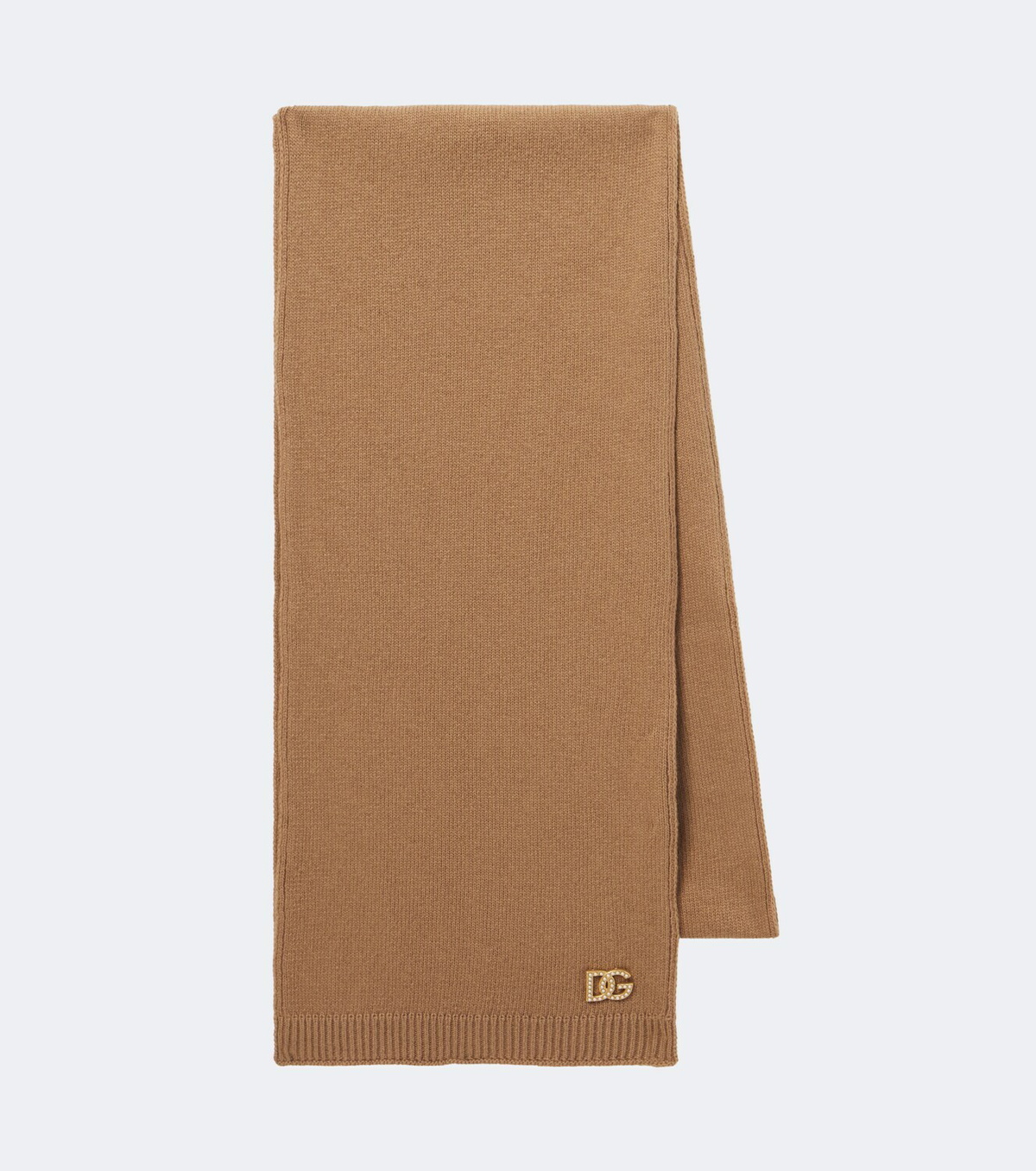 Dolce&Gabbana DG embellished virgin wool scarf