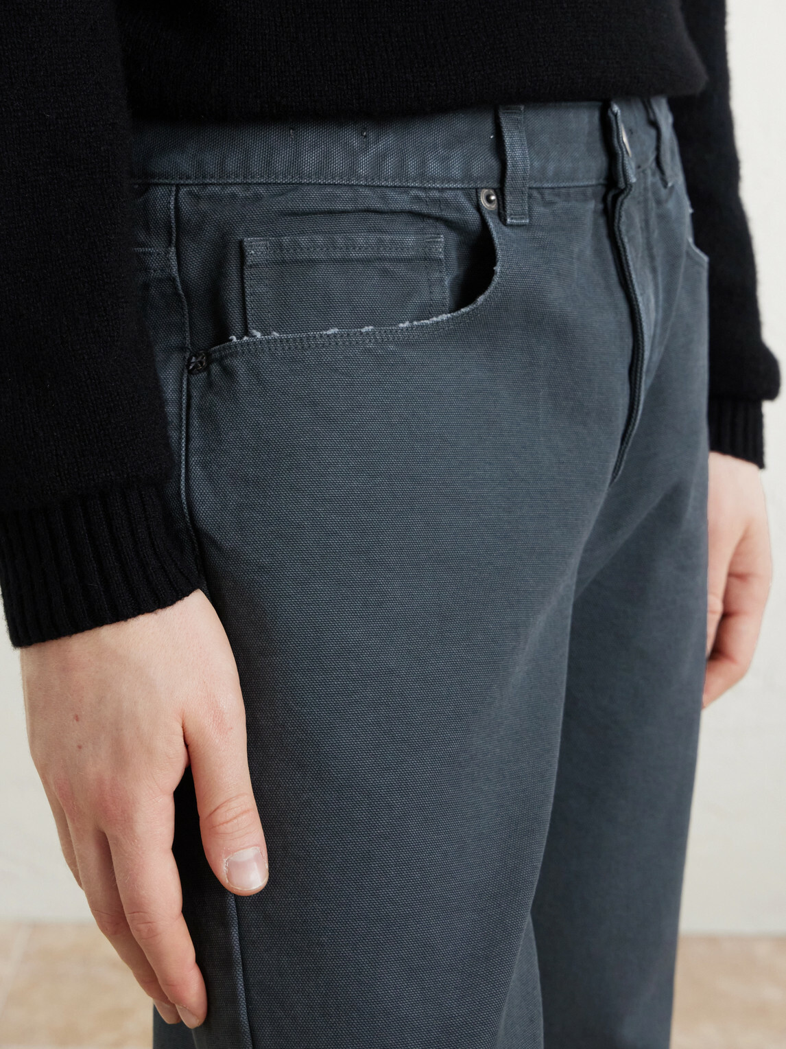 Massimo Alba - Oceano Straight-Leg Cotton Trousers - Gray