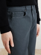 Massimo Alba - Oceano Straight-Leg Cotton Trousers - Gray