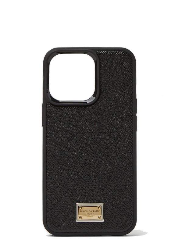 Photo: Logo Plaque iPhone 13 Pro Phone Case in Black