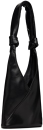 MM6 Maison Margiela Black Mini Triangle Knotted Bag