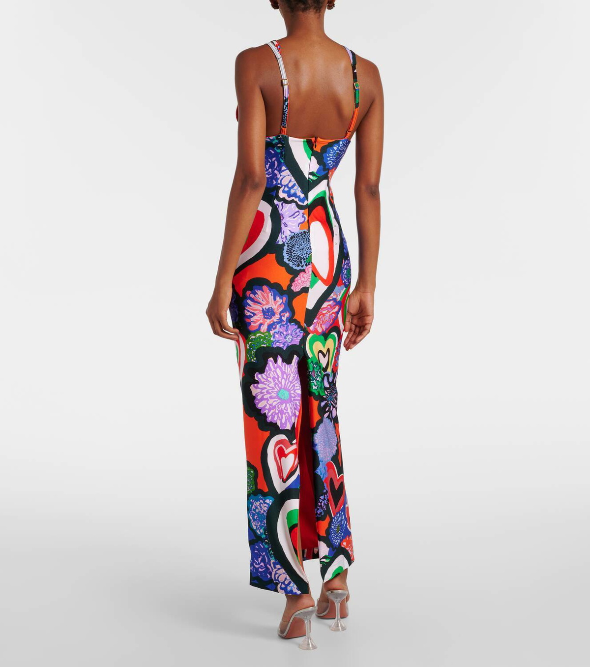 Area Printed maxi dress
