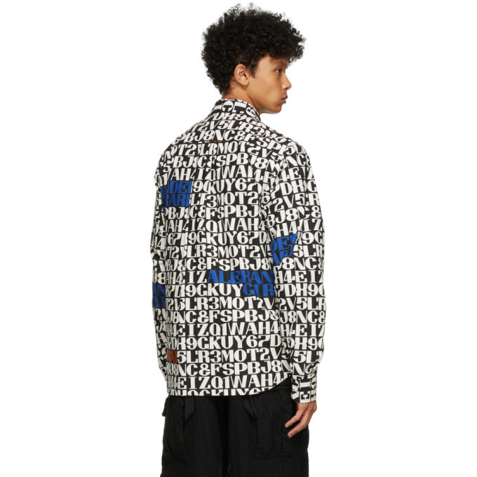 Sacai Reversible Black and Off-White Alexander Girard