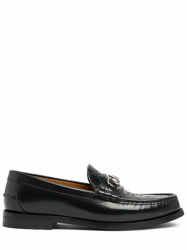Photo: GUCCI Kaveh Leather Loafers