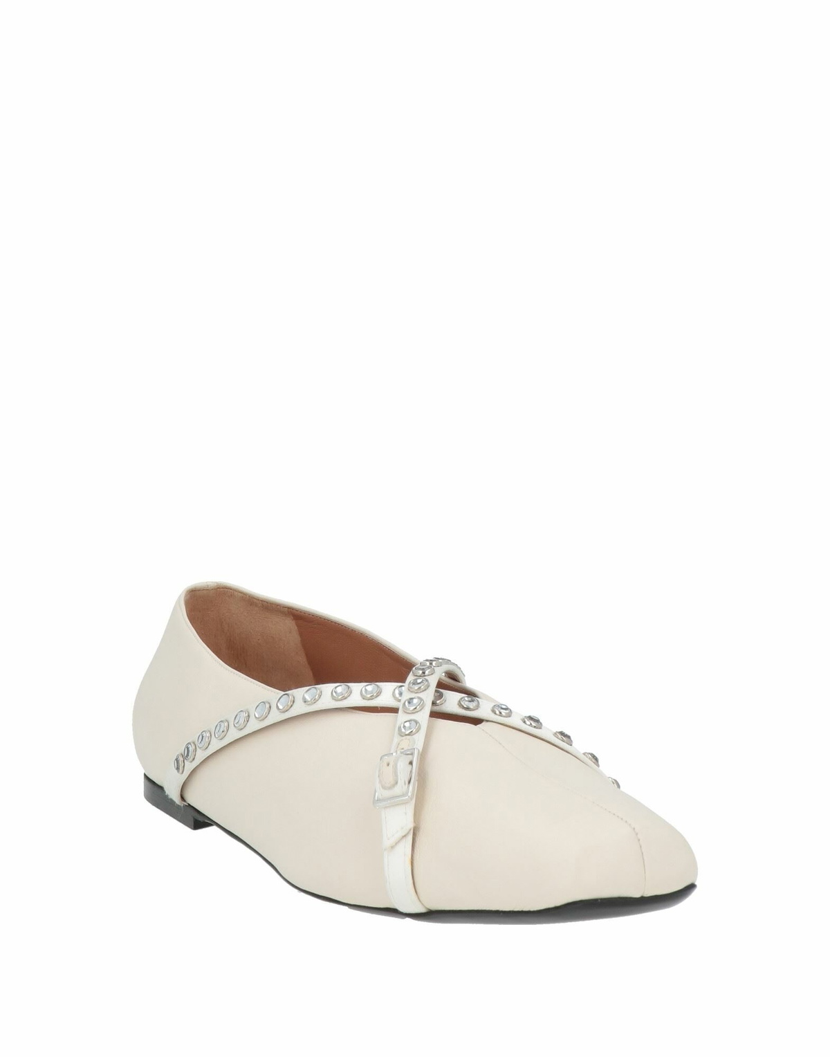 D'accori Womens Ballet flats in Off white