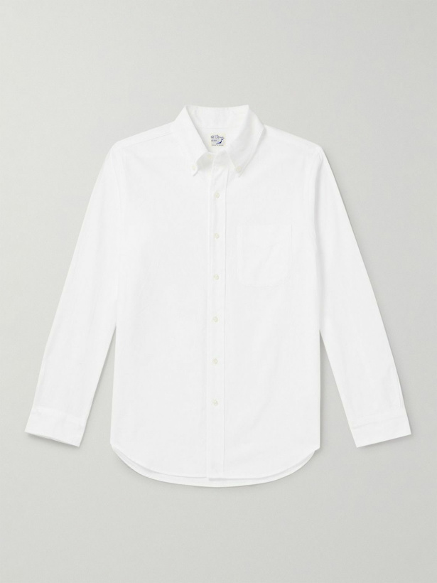 Photo: OrSlow - Button-Down Collar Cotton-Chambray Shirt - White