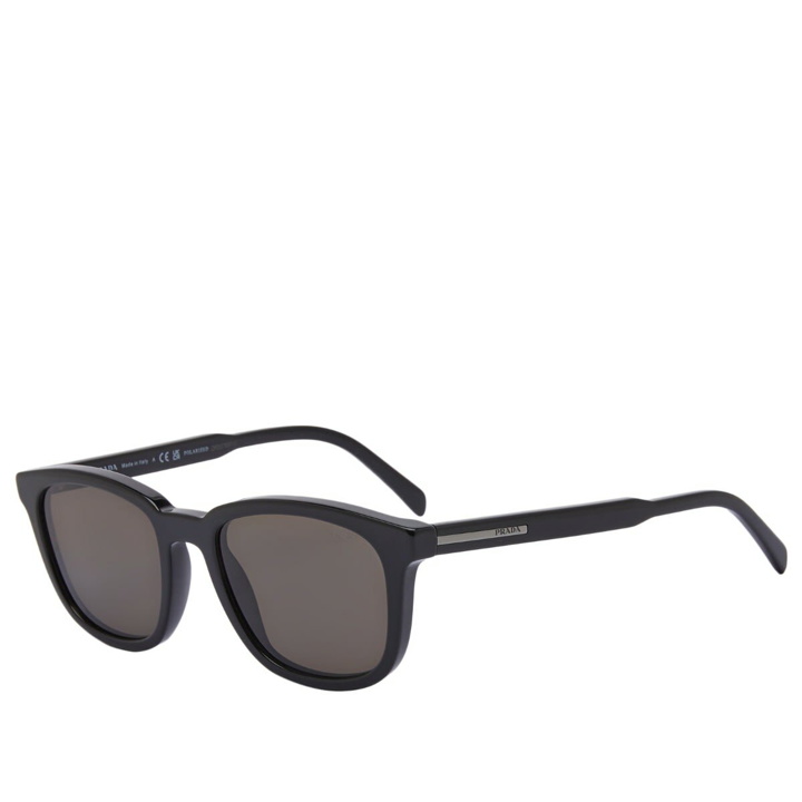 Photo: Prada Eyewear Men's A21S Sunglasses in Black/Brown 