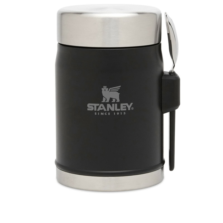 Photo: Stanley Legendary Food Jar & Spork - 14oz in Matte Black 