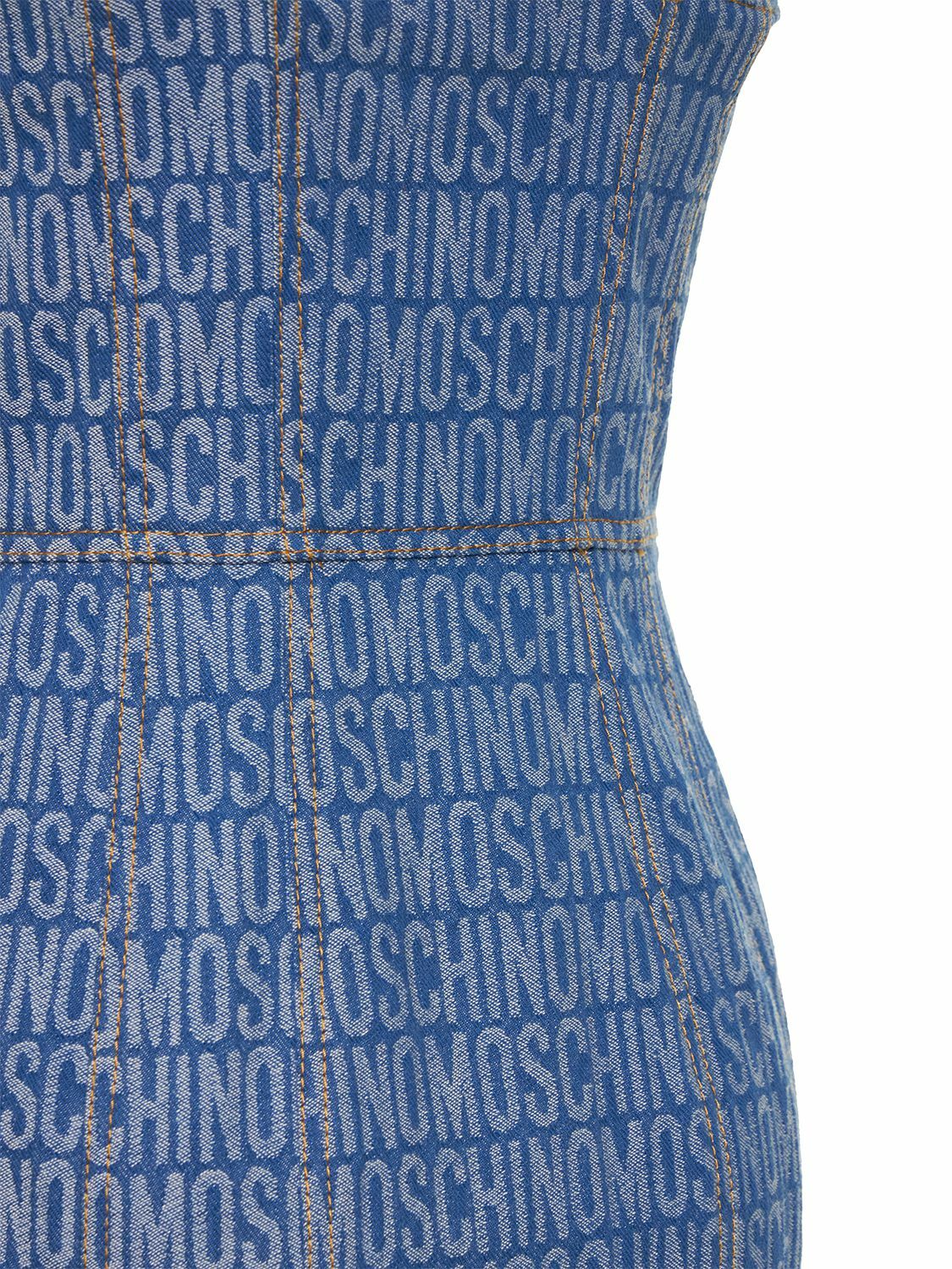 【  JEANS】outline logo mini dress(送料無料） MISSGUIDED Rave Embroidered Logo Back Zip Through Tank Mini