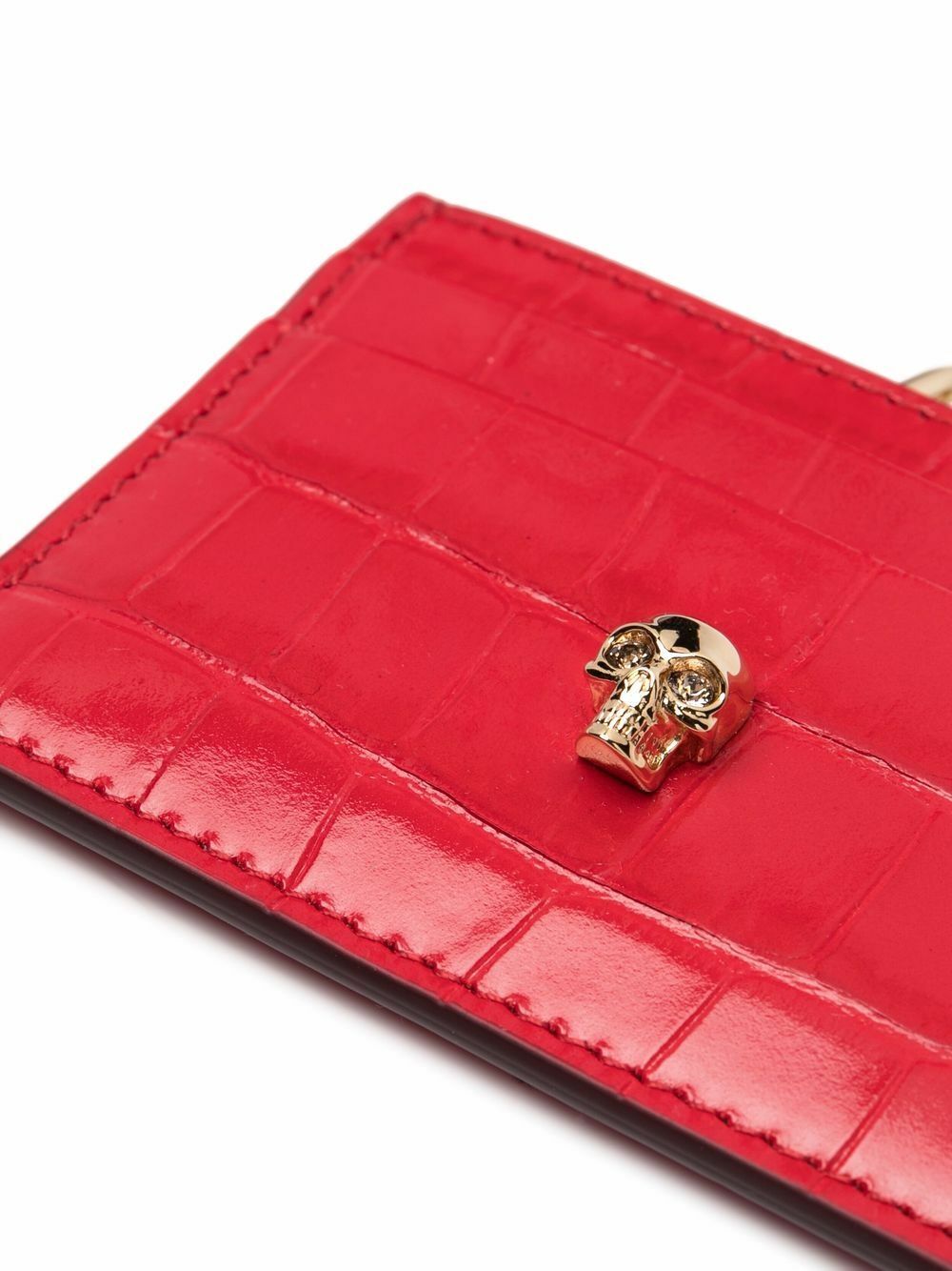 Alexander McQueen, Red skull and stud card holder