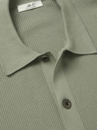 Mr P. - Ribbed Cotton Shirt - Green