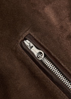 Our Legacy Drift Layered-hem Suede Jacket Brown