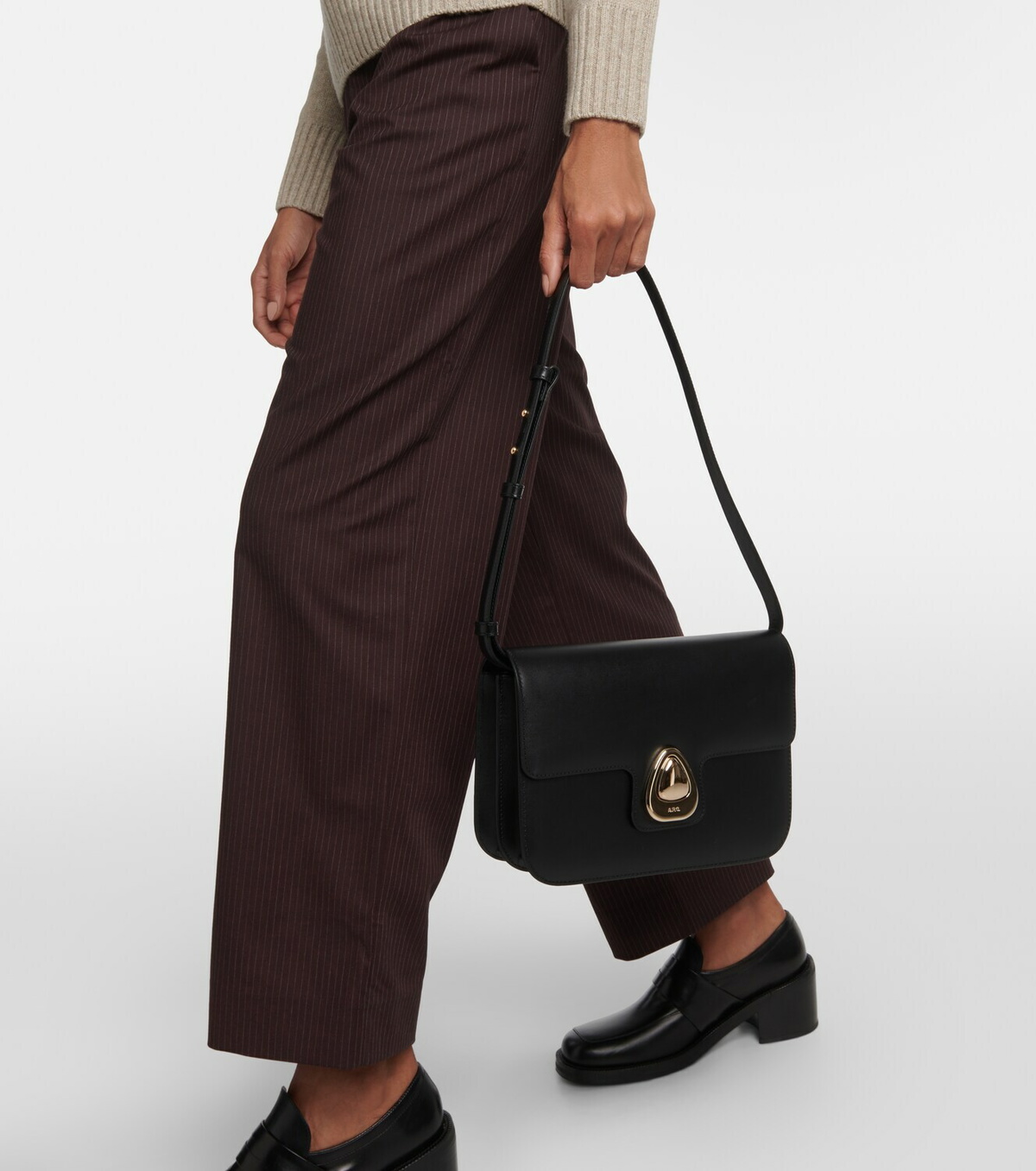 A.P.C. Astra Small leather shoulder bag A.P.C.