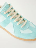 Maison Margiela - Replica Leather and Suede Sneakers - Blue