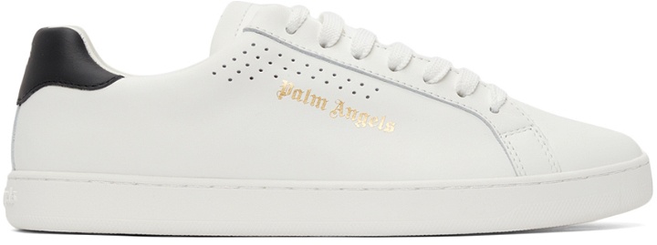 Photo: Palm Angels White New Tennis Sneakers