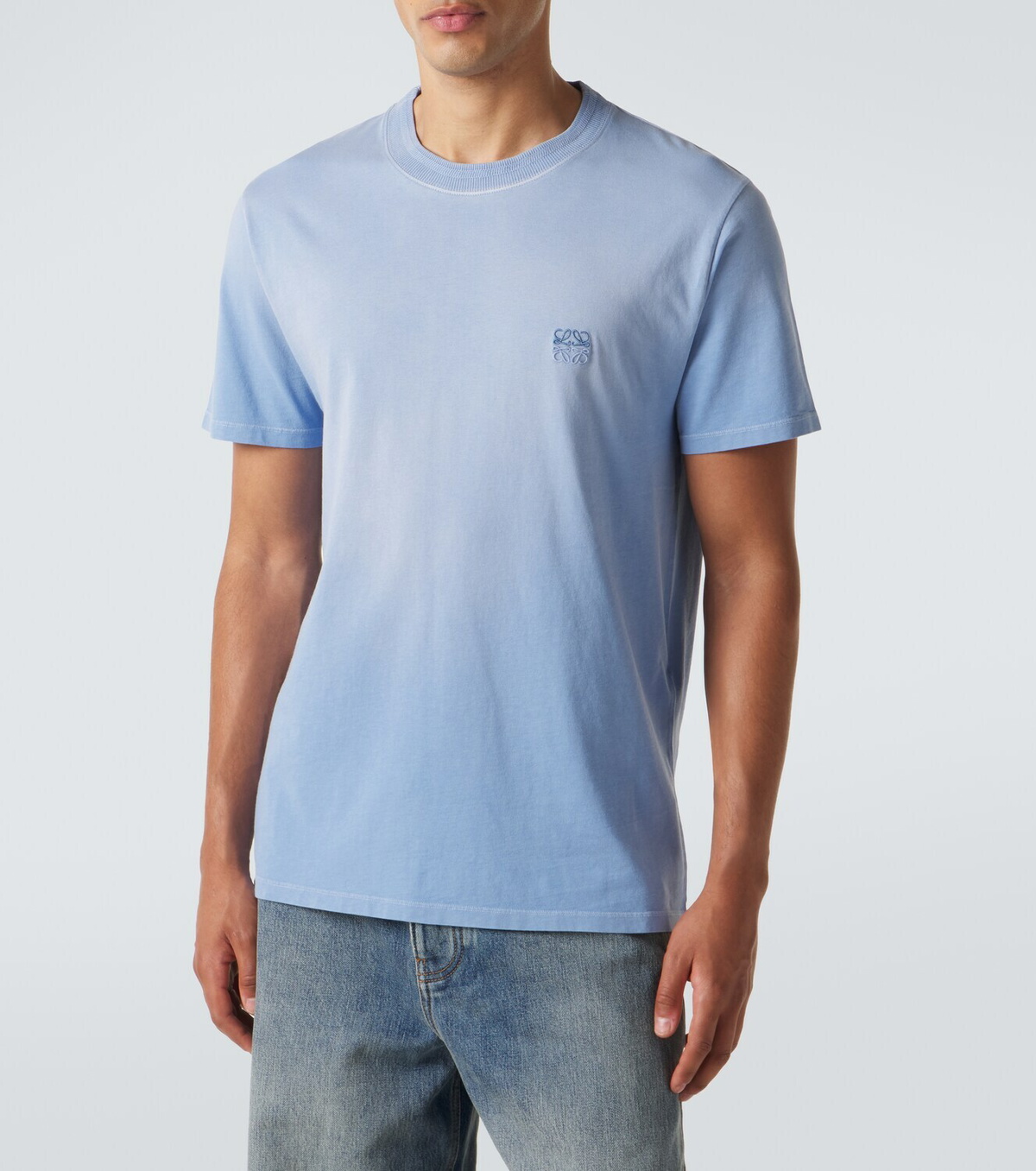 Loewe Logo embroidered cotton T-shirt