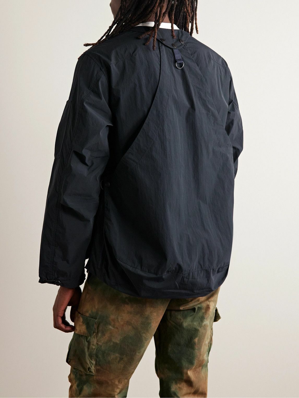 Norbit by Hiroshi Nozawa - Nylon Field Jacket - Blue Norbit by Hiroshi ...