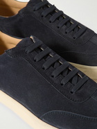 Brunello Cucinelli - Coda di Rondine Suede Sneakers - Blue