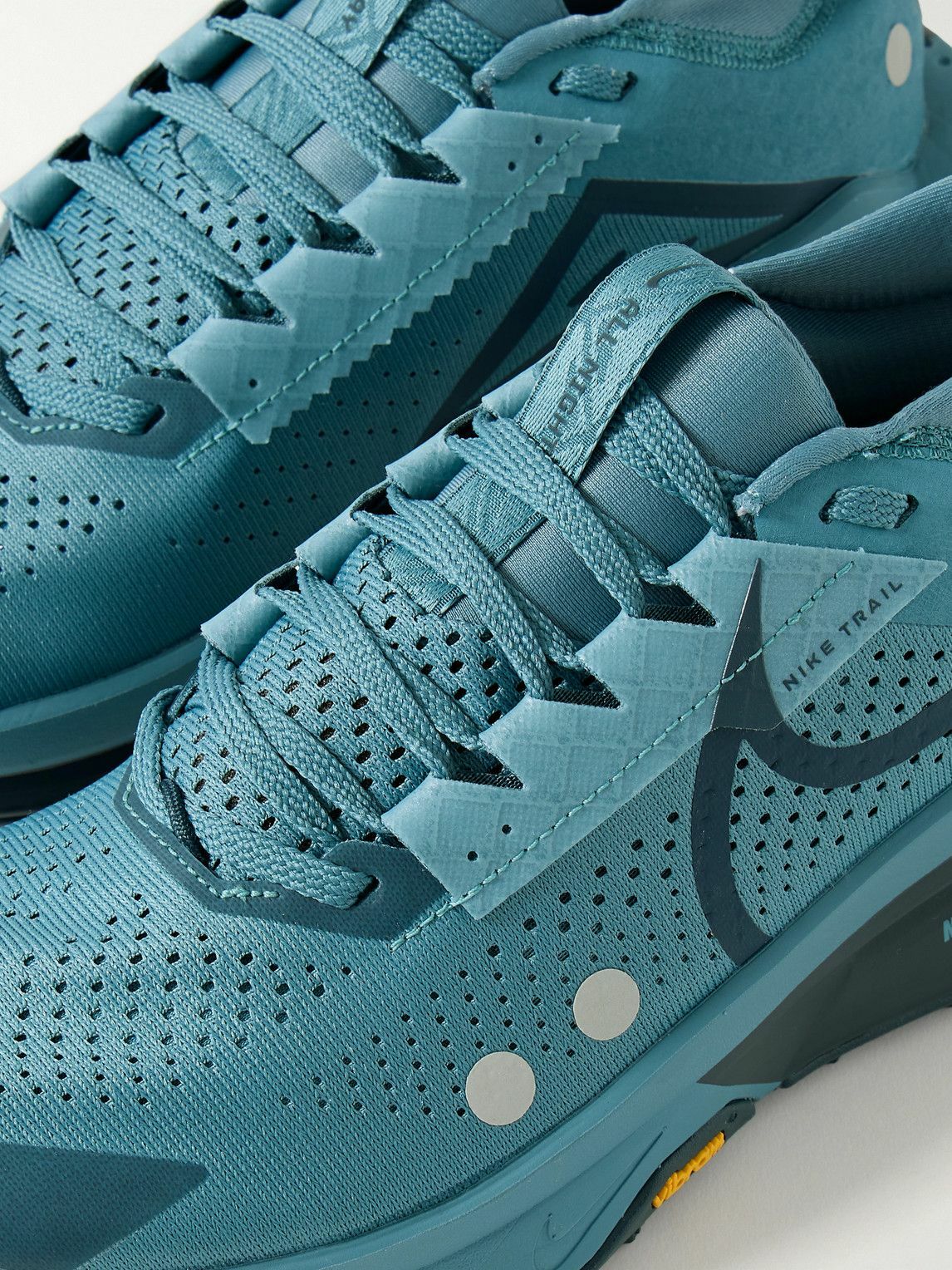 Nike Running - Zegama 2 Stretch-Jersey and Rubber-Trimmed Mesh Trail Running Sneakers - Blue