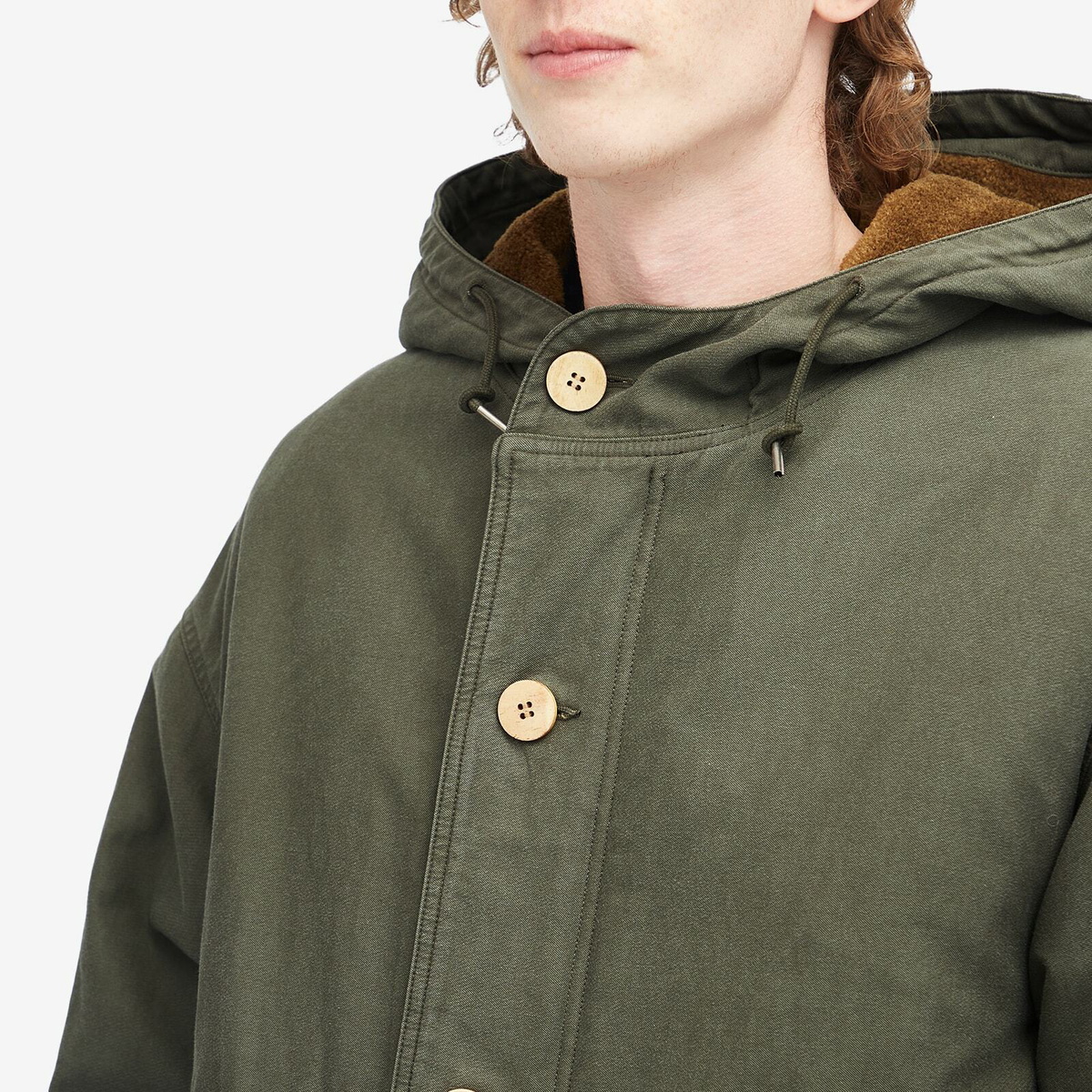 Visvim Men's Wealdan Coat in Olive Visvim