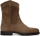 LEMAIRE Brown Western Boots